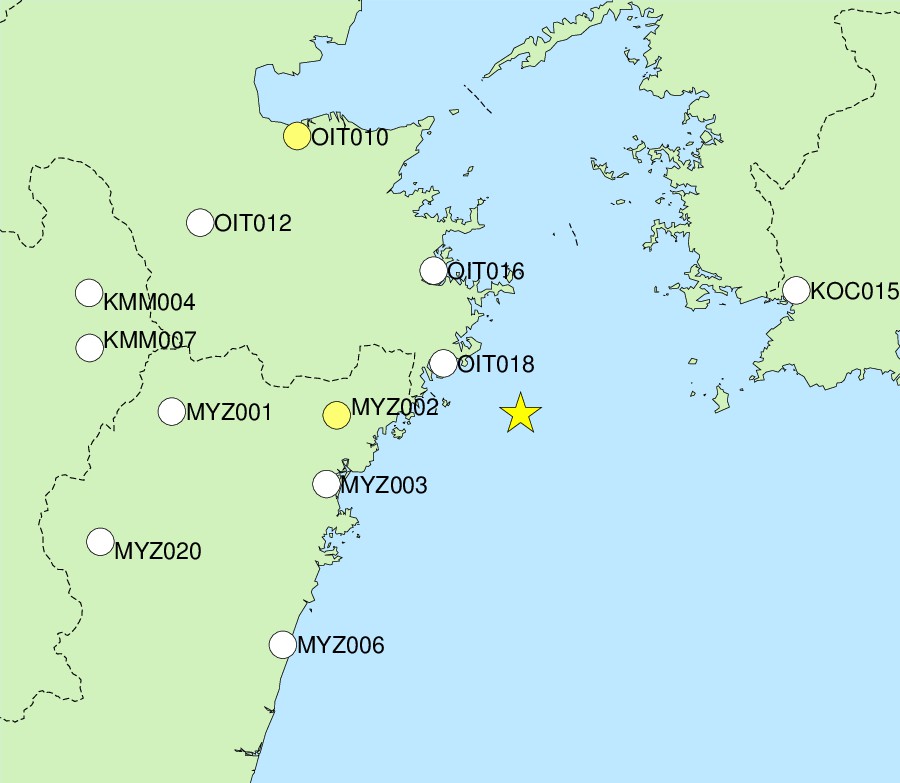 観測点図作成中