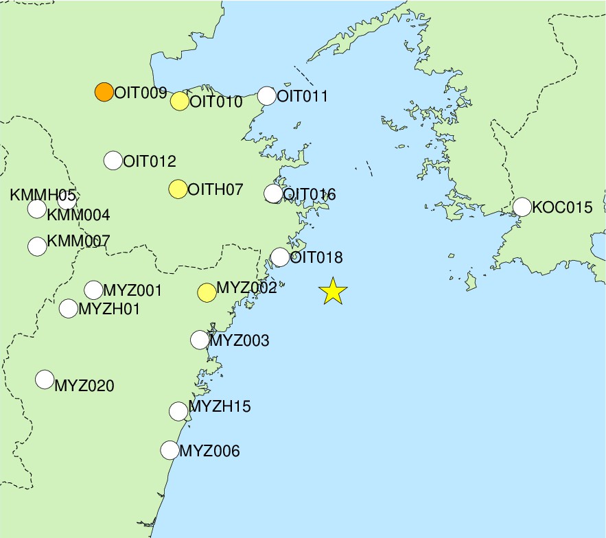 観測点図作成中