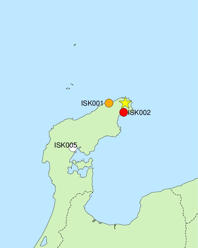 観測点図作成中